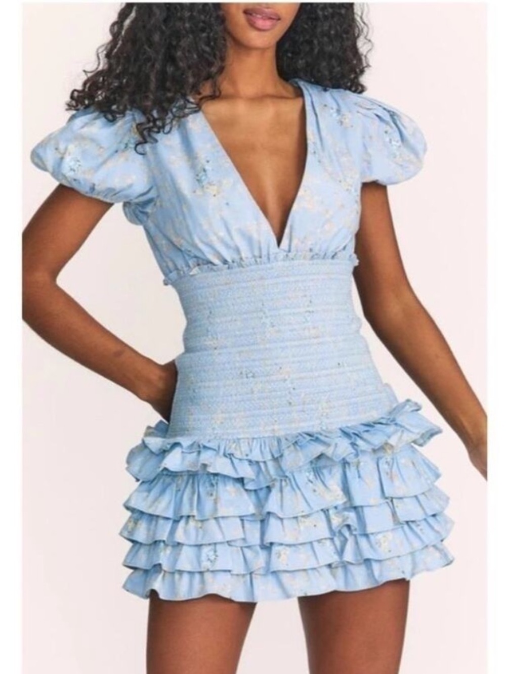 LoveShackFancy Radia Mini Dress